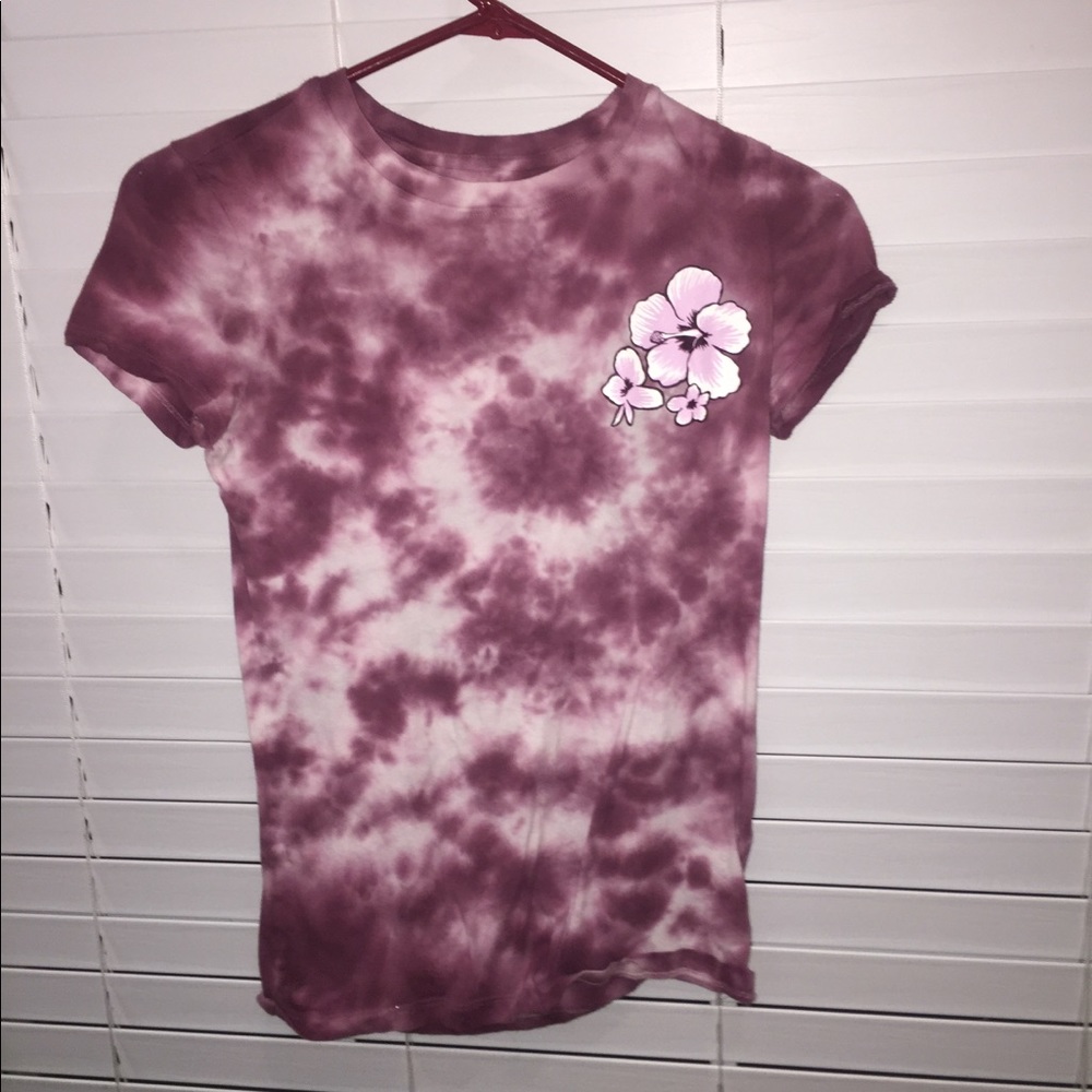 Tie dye flower Tee